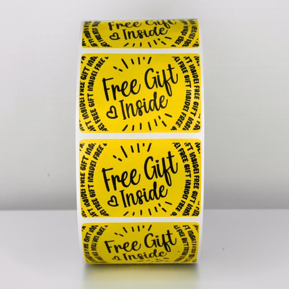 🛍️ Add a Bonus! "Free Gift Inside" Stickers for Package | Customer Appreciation - Picture 10 of 11